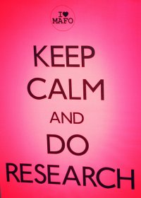 Keep Calm And Do Research